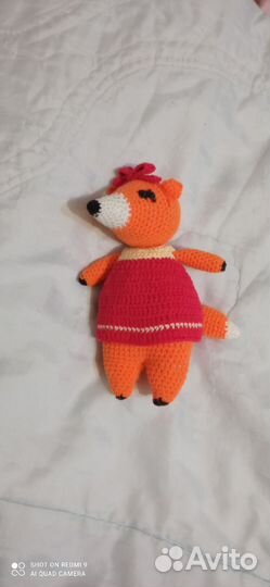 Вязаные игрушки ручной работы