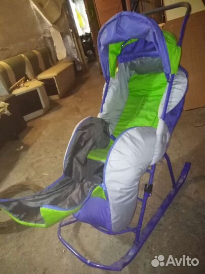 Коляска санки