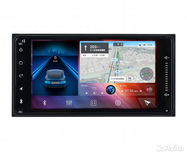 Магнитола 7 дюймов Тойота универсальная 2+32Гб 4g