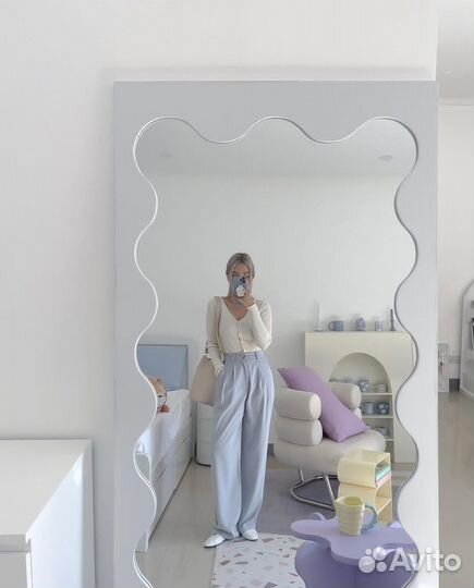 Зеркало на заказ Волна Curvy mirror Ultrafragola