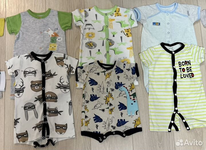 Детские вещи пакетом на мальчика 68 74