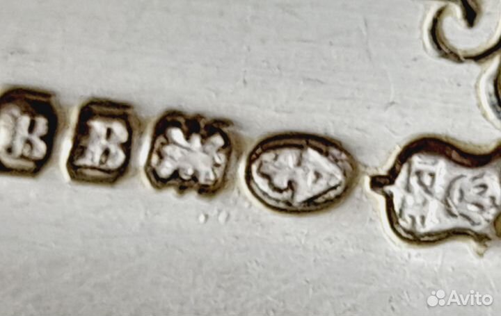 Пара ножей. Посеребрение+пластик. Англия