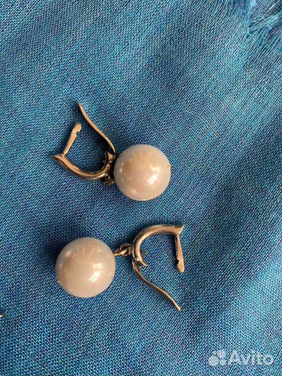 Серьги из жемчуга