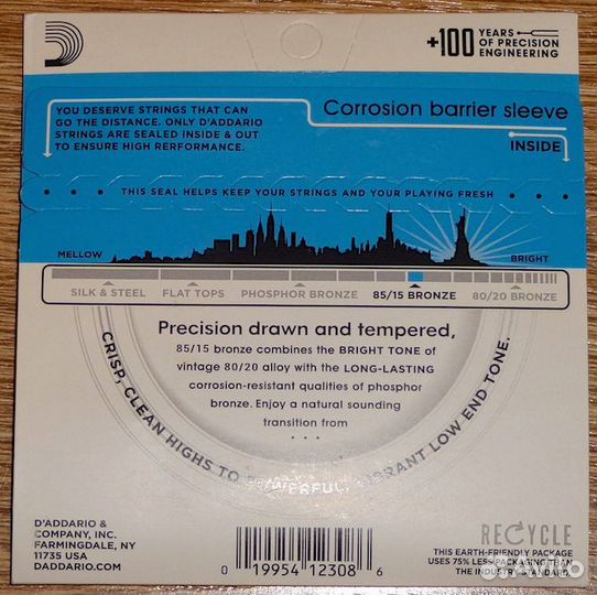 Струны D'Addario для акустической гитары
