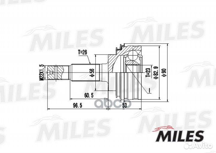 ШРУС toyota corolla/carina 1.3-1.6 83-92 нар