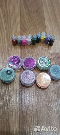 Гель лак, уф лампа,форма,зажимы,стразы,глиттер