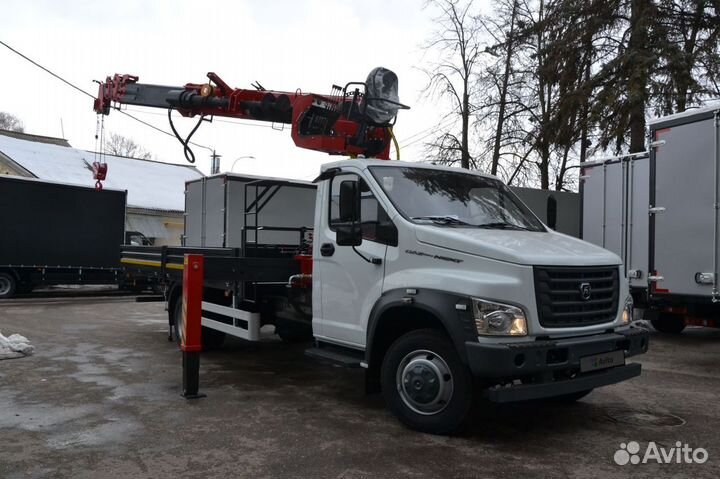 ГАЗ ГАЗон Next C41R33 с КМУ, 2024