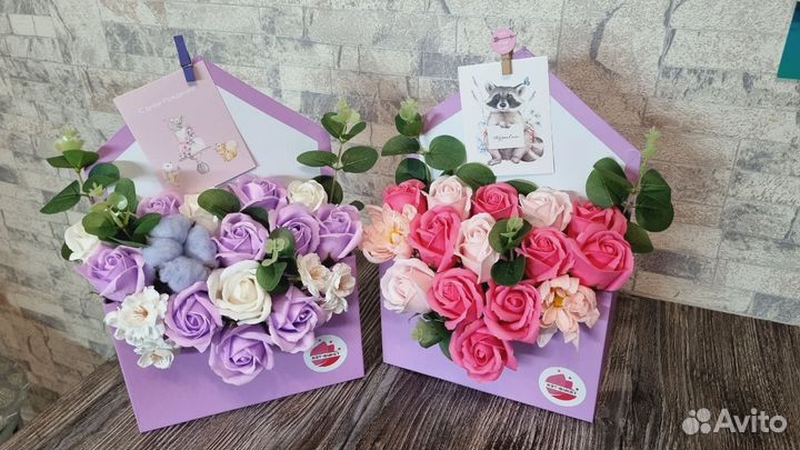 Букеты на 8 марта, дни рождения, праздники