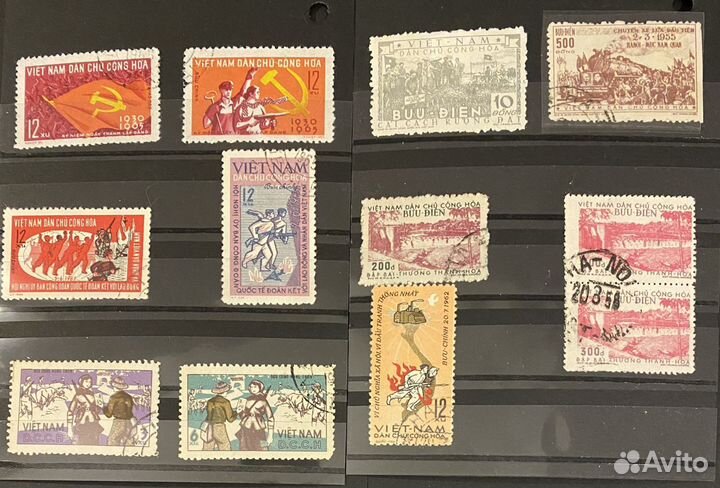 Старые Марки Вьетнам и Корея