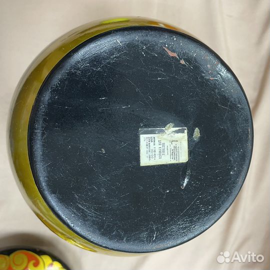 Поставец для кумыса бочонок С крышкой хохлома