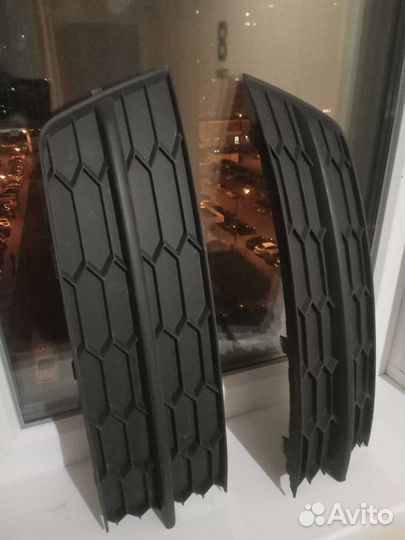 Заглушка бампера на Skoda rapid