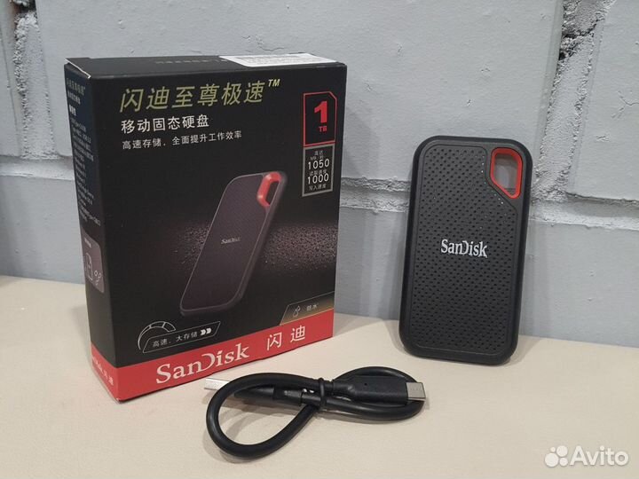 Внешний SSD SanDisk Extreme Portable 1TB SSD