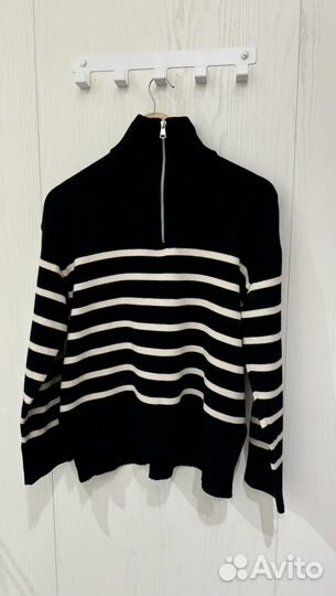 Свитер в полоску zara
