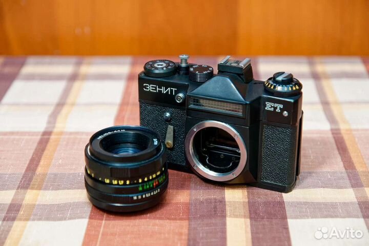 Zenit Зенит ET Black + Helios 44M