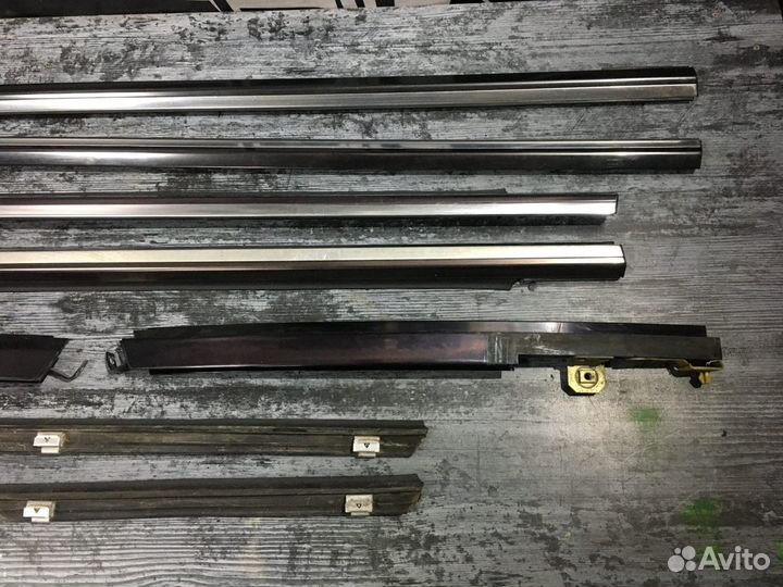 Молдинги стёкол дверей Mercedes-Benz S-class W220