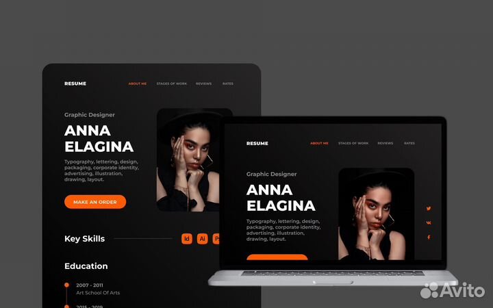 Дизайн визиток, прайсов, презентаций, сайтов и др