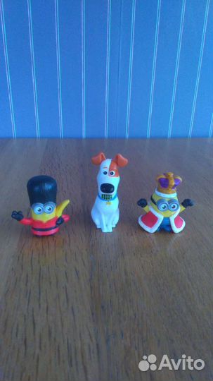 Игрушки фигурки McDonald's Бургер Кинг пакетом