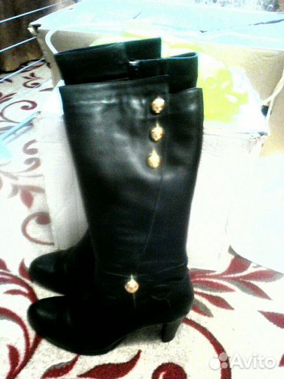 Сапоги натуральные