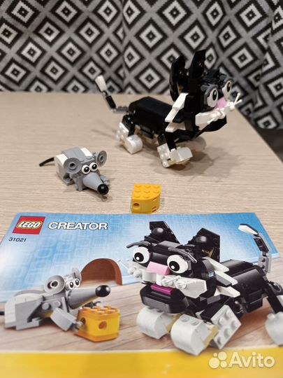 Lego Creator кот+мышь