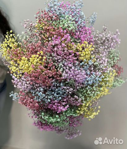 Огромные букеты из гипсофилы