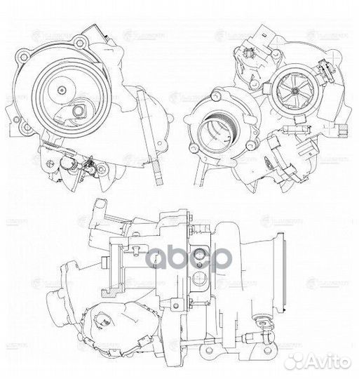 Турбокомпрессор VW tiguan (16) /skoda kodiaq (1