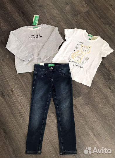 Толстовка и джеггины Benetton 110 размер новое