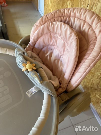 Стульчик для кормления chicco polly magic