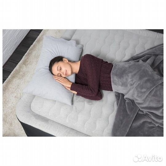 Надувная кровать 152х203х46см bestway 69075