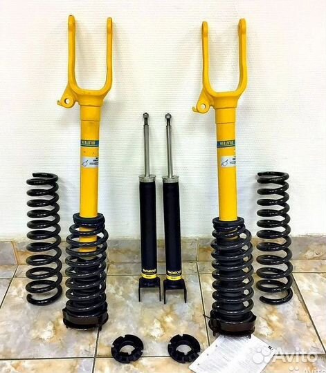 Комплект для перехода с пневмы на пружины