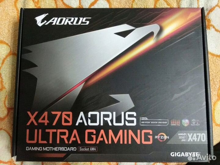 Материнская плата gigabyte X470 aorus ultra gaming