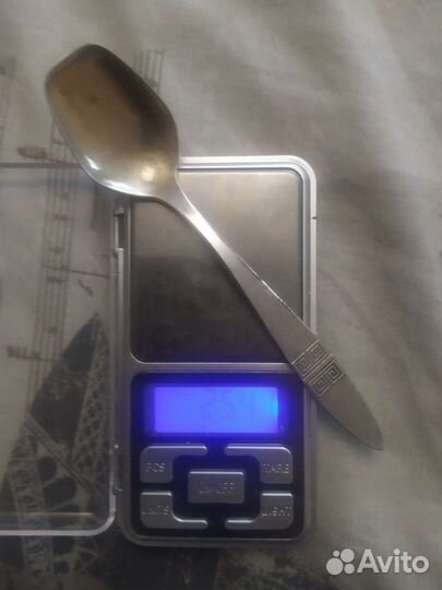 Ложка серебро
