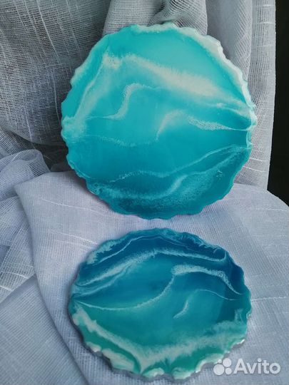 Эпоксидная смола тарелки