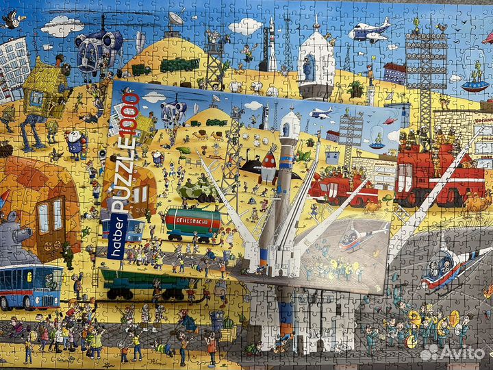 Пазл hatber 1000