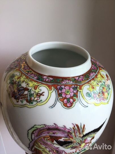 Ваза китайская с крышкой
