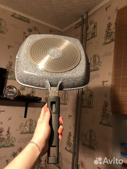 Сковорода гриль новая