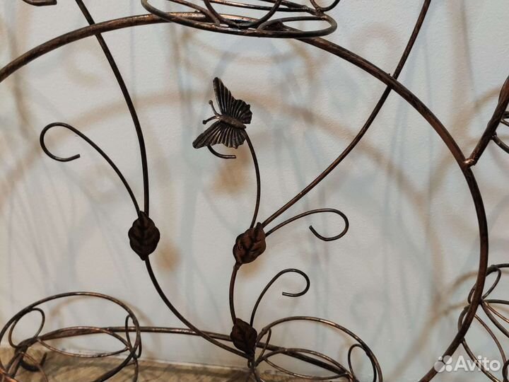 Подставка для цветов напольная металлическая