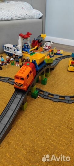 Lego duplo дупло железная дорога большая