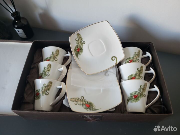 Сервиз чайный из костяного фарфора