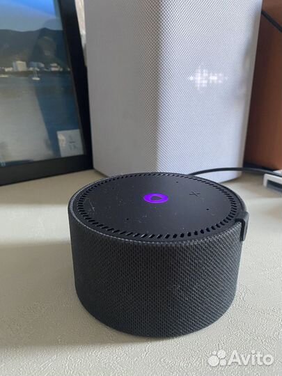 Яндекс станция мини с часами новая