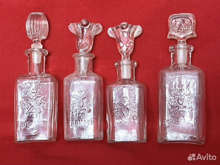 Пузырьки, царские, гербовые, аптека, парфюмерия