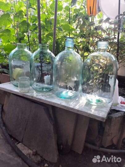 Бутыль стеклянная 10 литров