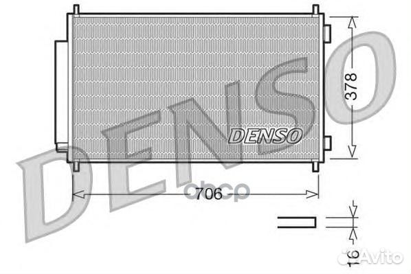 Конденсор dcn40002 Denso