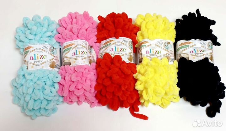 Пряжа alize puffy ализе пуффи