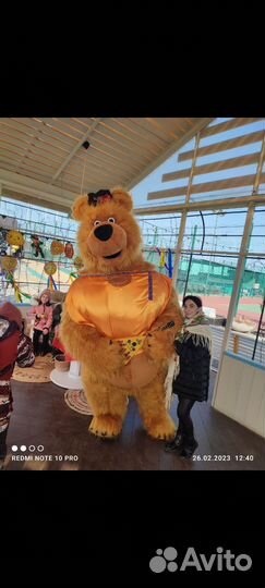 Костюм ростовой медведя