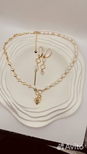 Чокер из натурального жемчуга