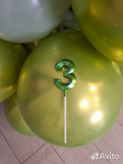 Свеча на торт 3