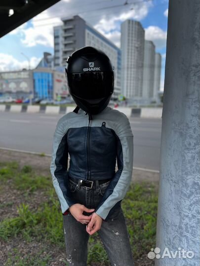 Мотокуртка кожаная BMW 46 размер с пробегом