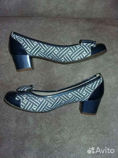 Кожаные туфли 37 размера,почти новые