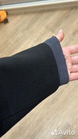 Пальто черное оверсайз