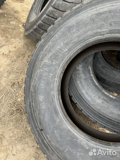 Карьерные Шины Б/У 315/80 22.5 Bridgestone M-Drive